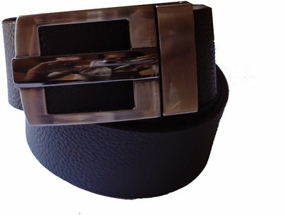 

B.S.Chadha Group Men Formal Black Genuine Leather Reversible Belt