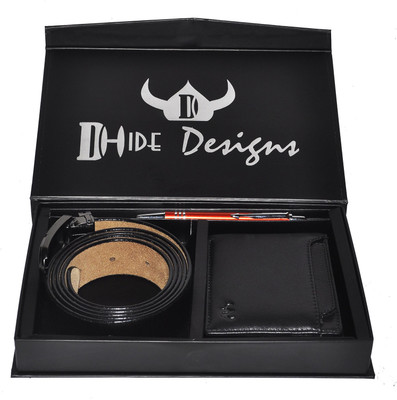 

DHide Designs Men Casual, Party, Formal, Evening Multicolor Genuine Leather Belt