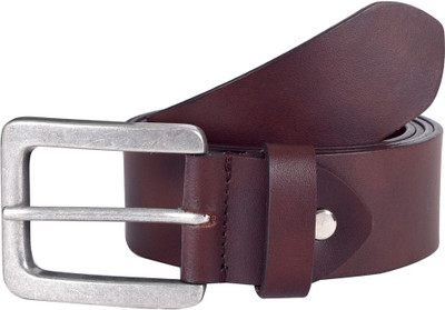 

Lino Perros Men Formal Brown Genuine Leather Belt