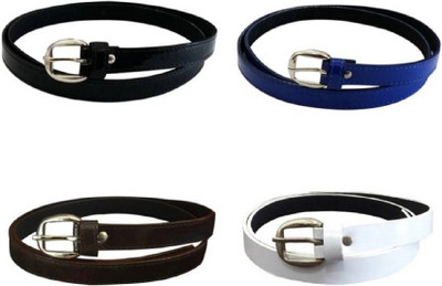 

SUNRISE ENTERPRISES Girls Casual, Evening, Formal, Party Black, Blue, Brown, White Artificial Leather, Fabric Belt, Blackbluebrownwhite04333