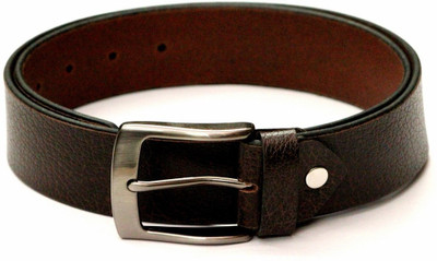 

Tops Men Brown Genuine Leather Belt