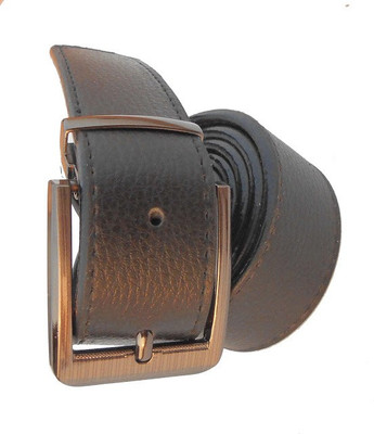 

AmahapGlamourDaze Men Formal Black Artificial Leather Belt