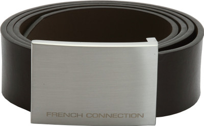 

French Connection Men Formal Brown Genuine Leather Belt