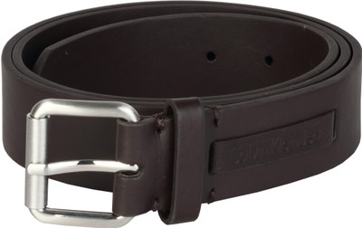 

Calvin Klein Men Brown Genuine Leather Belt, 174