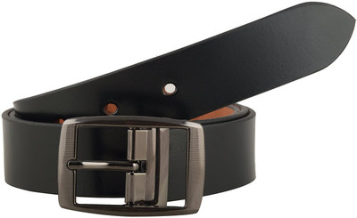 

Hill $ Oliver Men Black Genuine Leather Belt