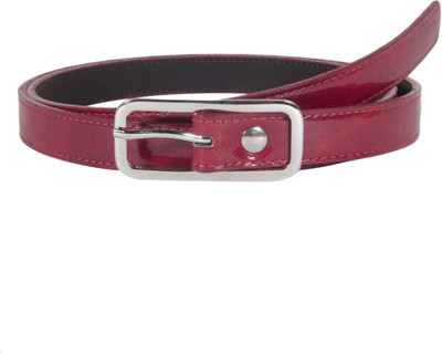 

Snoby Women Casual Red Artificial Leather Belt, Red1