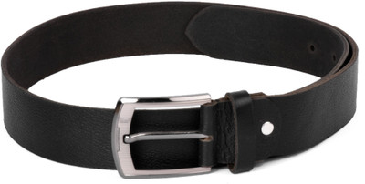 

Buckle Up Men Black Genuine Leather Belt