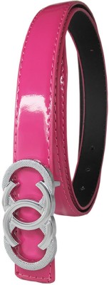 

Comfort Zone Women Casual, Party, Formal Pink Artificial Leather Belt