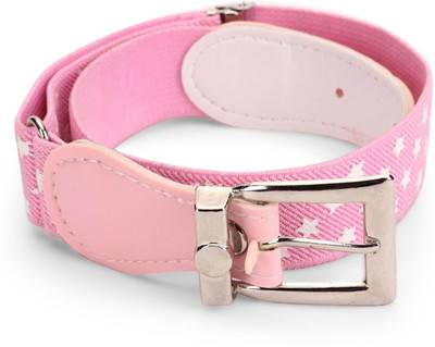 

Kidofash Boys & Girls Casual Pink Fabric Belt