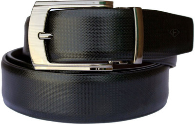 

Fashius Men Black Artificial Leather Belt, Black-01
