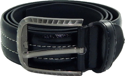

Els Men Casual, Formal Black Artificial Leather, Synthetic Belt