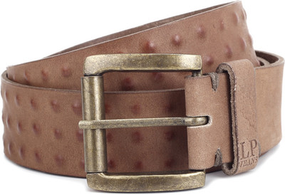 

Louis Philippe Men Tan Metal Belt