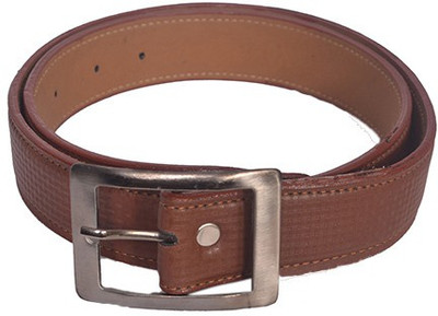 

Aam Shopping Men Brown Artificial Leather Belt