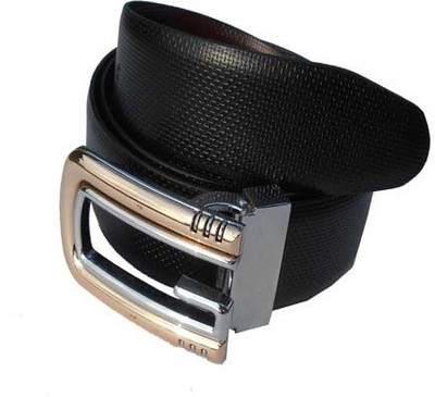 

M&Ms Men Formal Black Genuine Leather Reversible Belt