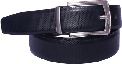 

OODI Men Black Artificial Leather Belt