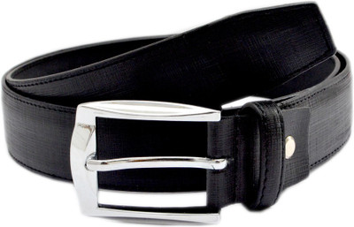 

Pacific Gold Men Formal Black Artificial Leather Belt