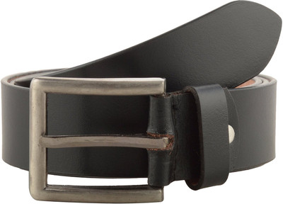 

Hill $ Oliver Men Black Genuine Leather Belt