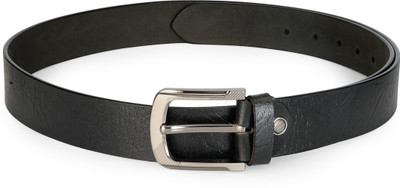 

Teakwood Men Black Genuine Leather Belt