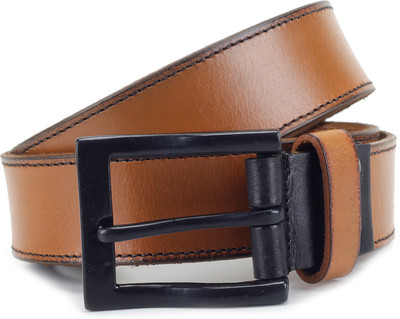 

Flying Machine Men Tan Metal, Genuine Leather Belt