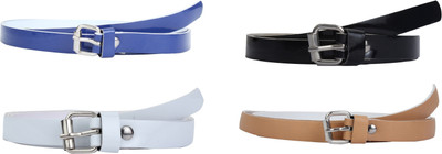 SRS Women Casual Beige, Black, Blue, White Synthetic Belt