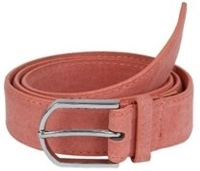 

Lino Perros Women Casual Pink Artificial Leather Belt, Peach