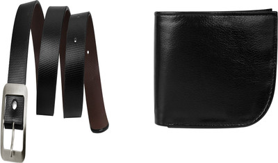 

Howdy Men Formal Black Artificial Leather Belt