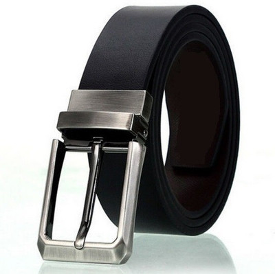 

Black Bull Men Formal Black Genuine Leather Belt