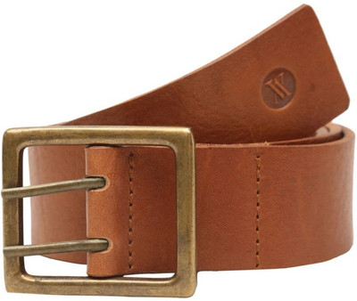 

Viari Men Casual Tan Genuine Leather Belt, Tan01