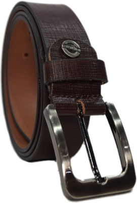 

Moochies Men Formal Brown Genuine Leather Belt