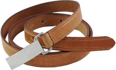 

Midas Women Formal Brown Genuine Leather Belt