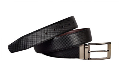 

Pellezzari Men Formal Black, Brown Genuine Leather Reversible Belt