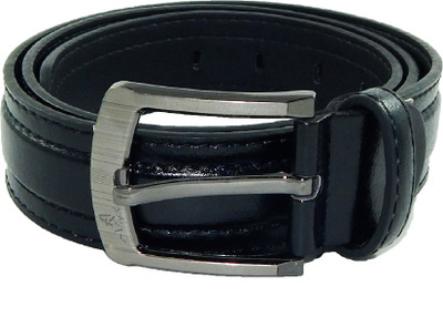 

Els Men Casual, Formal Black Artificial Leather, Synthetic Belt