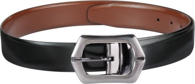 

Teakwood Men Casual Black Genuine Leather Belt