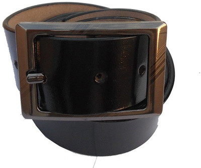 

B.S.Chadha Group Men Formal Black Genuine Leather Belt