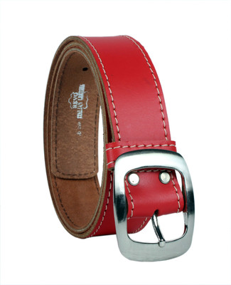 

Revo Men Casual Orange Genuine Leather Belt