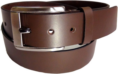 70% OFF on Manshkhino Men Formal Brown Genuine Leather Belt