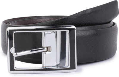 

Alvaro Men Formal Black, Brown Genuine Leather Reversible Belt