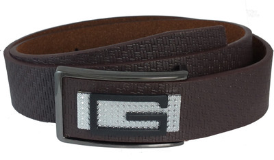 

Ammvi Creations Men Casual Brown Artificial Leather Belt