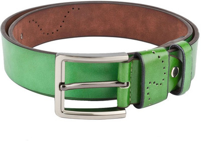 

Swiss Design Men Casual Green Genuine Leather Belt