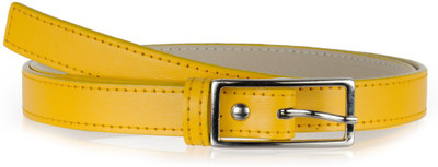 

Allura Women Evening/Party, Casual, Semi-formal Yellow Synthetic Belt