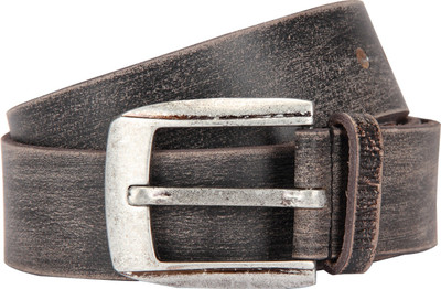 

Flying Machine Men Black Genuine Leather Belt