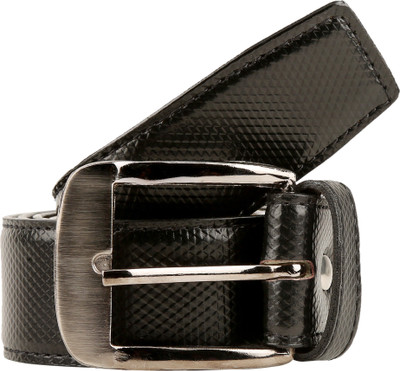 

Variksh Men Casual Black Artificial Leather Belt