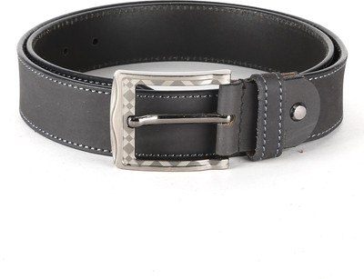 

The Deer Club Men Casual Black Genuine Leather Belt