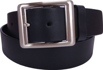 

Revo Men Casual Black Genuine Leather Belt, Black-01