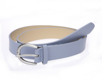 

Only Women Casual Blue Artificial Leather Belt, Chambray blue