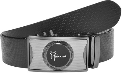 

Hawai Men Casual, Formal Black Genuine Leather Belt