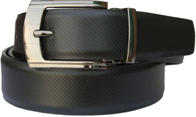 

Fashius Men Black Artificial Leather Belt, Black-01