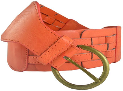 

Antiformal Women Casual, Evening/Party Orange Metal Reversible Belt