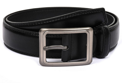 

Buckle Up Men Formal Black Artificial Leather Belt