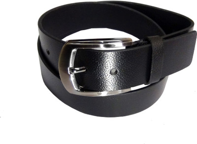Manshkhino Men Formal Black Genuine Leather Belt available at flipkart for Rs.850